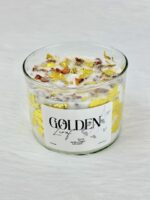 Golden Leaf Luxury Candle